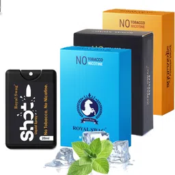 royal swag Herbal Cigarette Smoke Sticks Regular, Mint And Frutta Flavoued With 20 ML Shot Smoking Cessations-picture-25