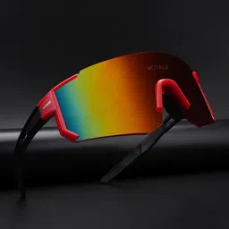 Voyage Unisex Shield Sunglasses with Polarised and UV Protected Lens-12