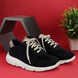 Egoss Women Leather Sneakers-image-31