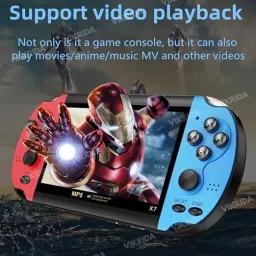 SSR Handheld Game Players | 4.3In X7 Video Game Console 64 GB with yes image 3