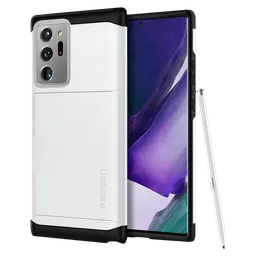spigen Slim Armor CS TPU & Polycarbonate Back Cover for SAMSUNG Galaxy Note 20 Ultra (Wireless Charging Compatible, White)-picture-9