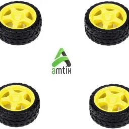 65mm Robot Yellow Wheel for BO Motor Electronic Components Electronic Hobby Kit-image-99