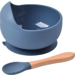 Feed Bowl for Baby with Spoon, Suction Feeding Bowl, BPA Free Bowls Baby Led- Silicone-image-43