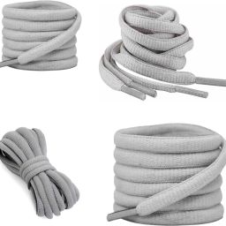 zeepzone 4 Pair Round Oval Shoes laces Athletic Shoe Laces for Sport/Running Shoes Shoe Lace-image-19
