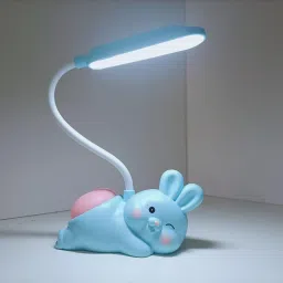 Cartoon Bunny Shaped Desk LampNight Light for Study Table, Bedroom, Study Room Study Lamp-19