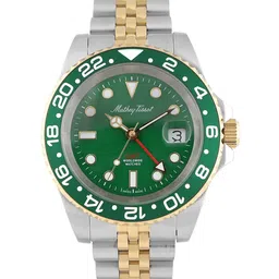 Mathey-Tissot Men Green Rolly Vintage GMT Analogue Watch H903BBV-image-49