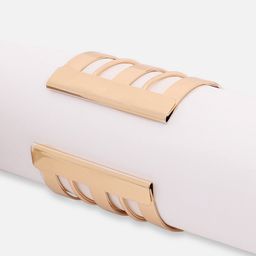 SOHI Women Gold-Toned Gold-Plated Wraparound Bracelet image 3