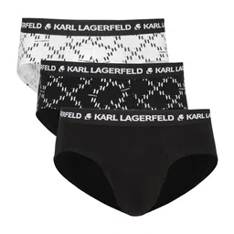 Karl Lagerfeld Pack Of 3 Mid-Rise Basic Briefs 0312095245S24001-picture-30