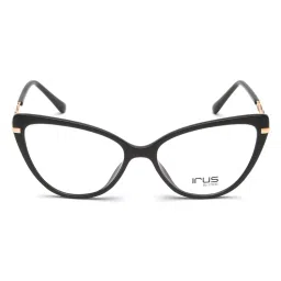 IRUS Women Full Rim Square Shiny Black TR90 Eyeglass Frame (53)-picture-49