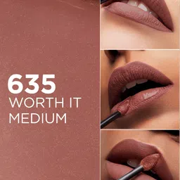 LOreal Paris Infallible Matte Resistance Liquid Lipstick 5g - Worth It Medium 635 image 4