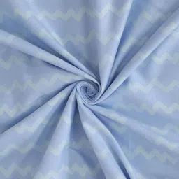 Arrabi Set Of 6 Blue & White Printed Diwan Set image 3