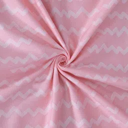 Arrabi Set Of 6 Pink & White Printed Diwan Set image 2