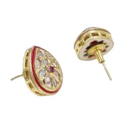 Anouk Gold-Plated Teardrop Shaped Studs Earrings image 5