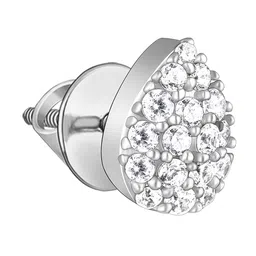 GIVA 925 Sterling Silver Contemporary Rhodium-Plated Studs Earrings image 3