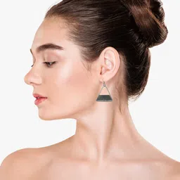 VAGHBHATT Triangle Drop Earrings image 2