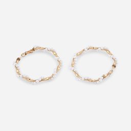 ToniQ Set Of 6 Gold-Plated Contemporary Drop Earrings image 3