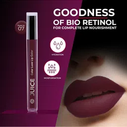 JUICE Color Luxe Bio Retinol Moisturizing Lock Technology & SPF 15 Lipstick 2.5 ml- M07 image 5