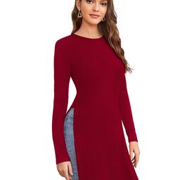 ODETTE Self Design Crepe Fitted Longline Top image 3