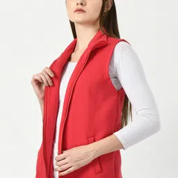 BAESD Pack Of 2 Lightweight Stand Collar Pure Fleece Open Front Jacket image 4