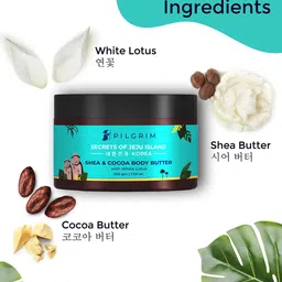 Pilgrim Set of 2 Shea & Cocoa Body Butter for Deep Nourishment & Soft Skin - 200 g Each image 3