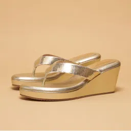 Eridani Niya Gold Slip-On Wedges-picture-31