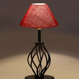 Devansh Pink Solid Table Lamp image 4