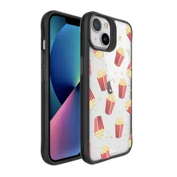 DailyObjects Transparent & Red  Popcorn Icon iPhone 13 Mini Back Case image 1