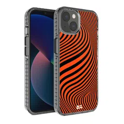 DailyObjects Orange Waves Stride 2.0 iPhone 13 Mini Back Case-38