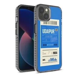 DailyObjects Blue & White Printed Udaipur City iPhone 13 Mini Phone Case-30