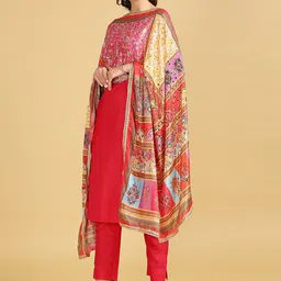 Dupatta Bazaar Ethnic Motifs Printed Mirror Work Dupatta image 5