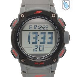 Sonata Men Grey Digital Watch 77073PP02-29