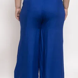 TAG 7 Plus Size Flared Ethnic Palazzos image 3