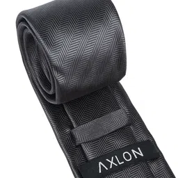 AXLON Set Of 4 Printed Necktie Pocket Square With Cufflink & Flower Pin Accessory Gift Set image 2