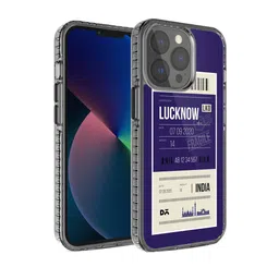 DailyObjects Blue & Grey Printed Lucknow City Tag Stride 2.0 iPhone 13 Pro Phone Case-55