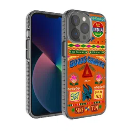 DailyObjects Orange & Blue Sirf Tum Truckback Stride 2.0 iPhone 13 Pro Max Back Case-10