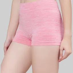 PLUMBURY Full Coverage Seamless Anti Bacterial Technology Boyshort Briefs image 4