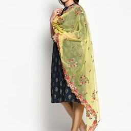 Dupatta Bazaar Embroidered Organza Dupatta image 2