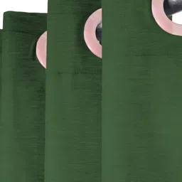 HOUZZCODE Green Set of 4 Black Out Window Curtain image 3