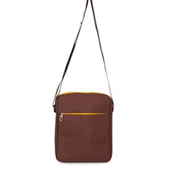 COSMUS Brown Structured Sling Bag image 3