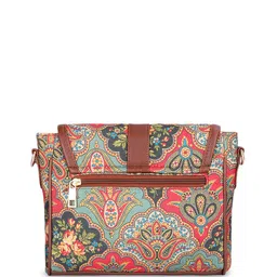 THE CLOWNFISH Ethnic Motifs Printed Structured Sling Bag image 3