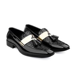 INVICTUS Men Pointed Toe Formal Slip-On Shoes image 3
