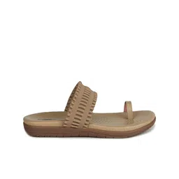 Shezone Textured Open One Toe Flats image 5