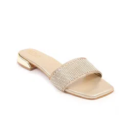 Maysun Embellished Open Toe Flats image 4