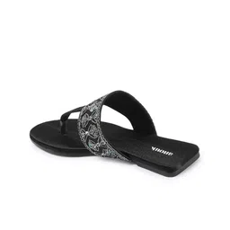 Anouk Embroidered Open Toe Flats image 2