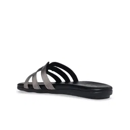 Monrow Ariana Textured Open Toe Flats image 5