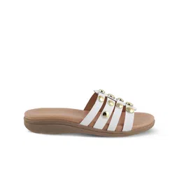 Tresmode Embellished Open Toe Flats image 3