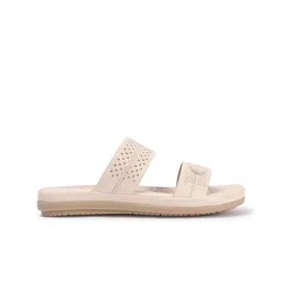 Mast & Harbour Textured Open Toe Flats image 4