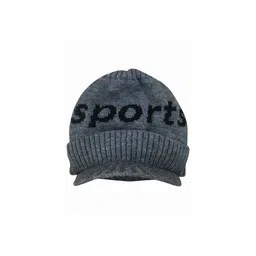 Gajraj Unisex Self Design Woollen Visor Cap image 5