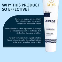 7 DAYS Set of 3 Under Eye Cream with Vitamin E & Cucumber Extract - 30 ml each image 2