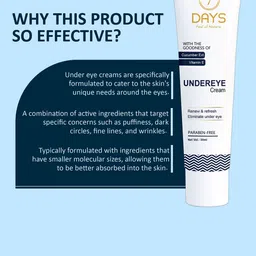7 DAYS Set of 2 Under Eye Cream with Vitamin E & Cucumber Extract - 30 ml each image 4